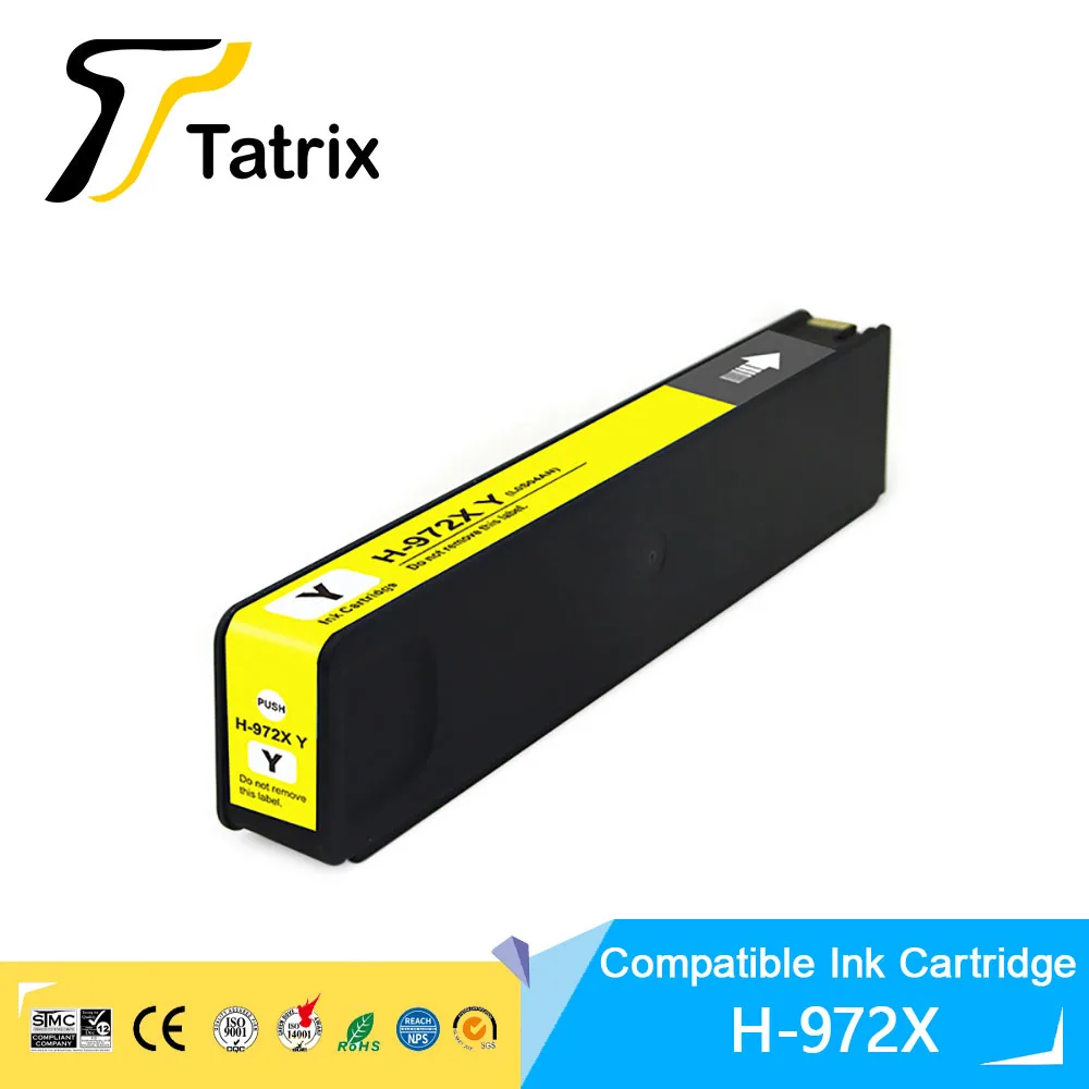 Татрица 4 цвета для HP972X HP972 972 972X картридж с чернилами Pagewide pro 452dn/dw/477dn/dw/552dn/dw/577dw/z