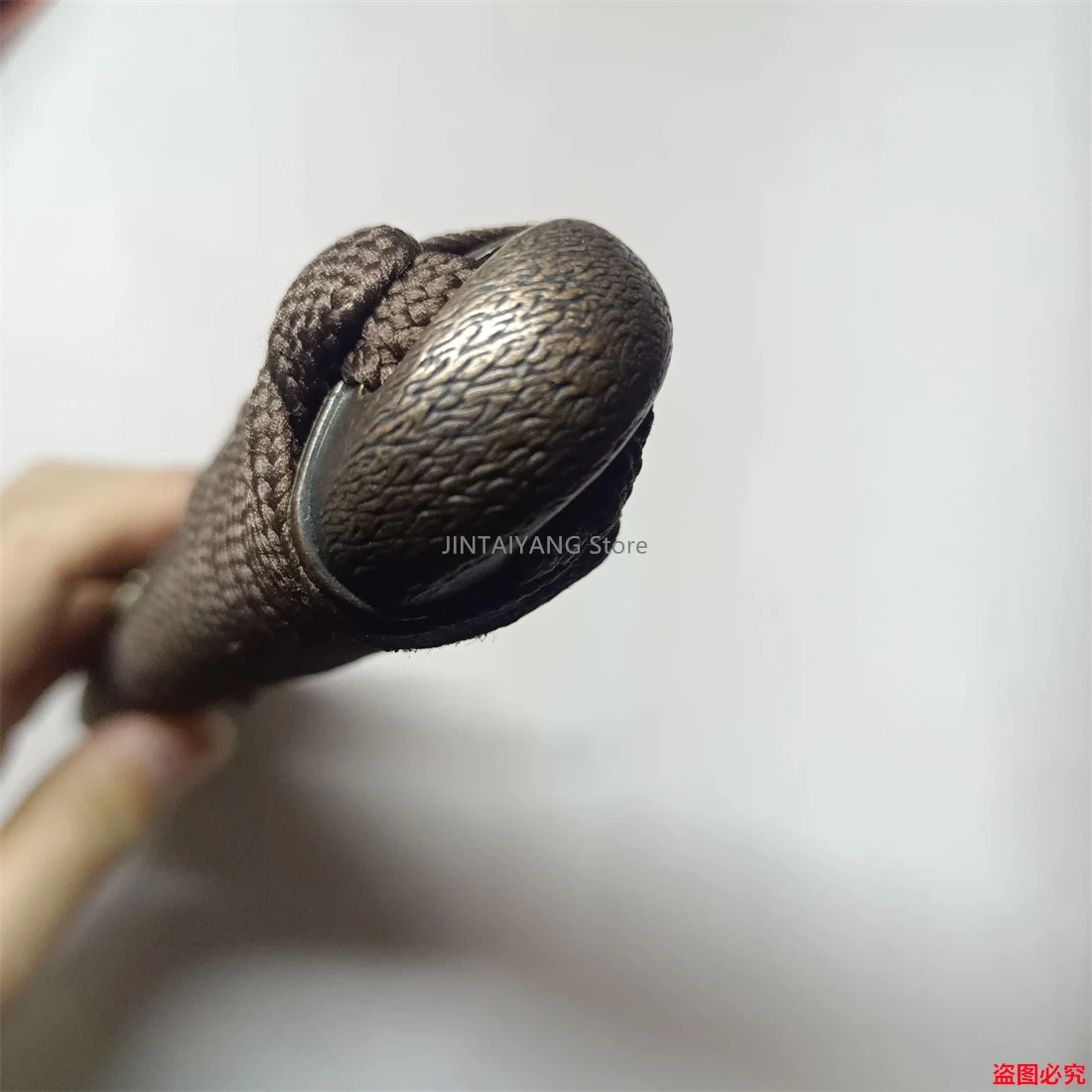 Фото Рукоятка 27 см Rikko Tsuka из сплава Fuchi Kashira, шелковая фитинги для японского самурая, катаны, меча, аксессуары для ручек №4