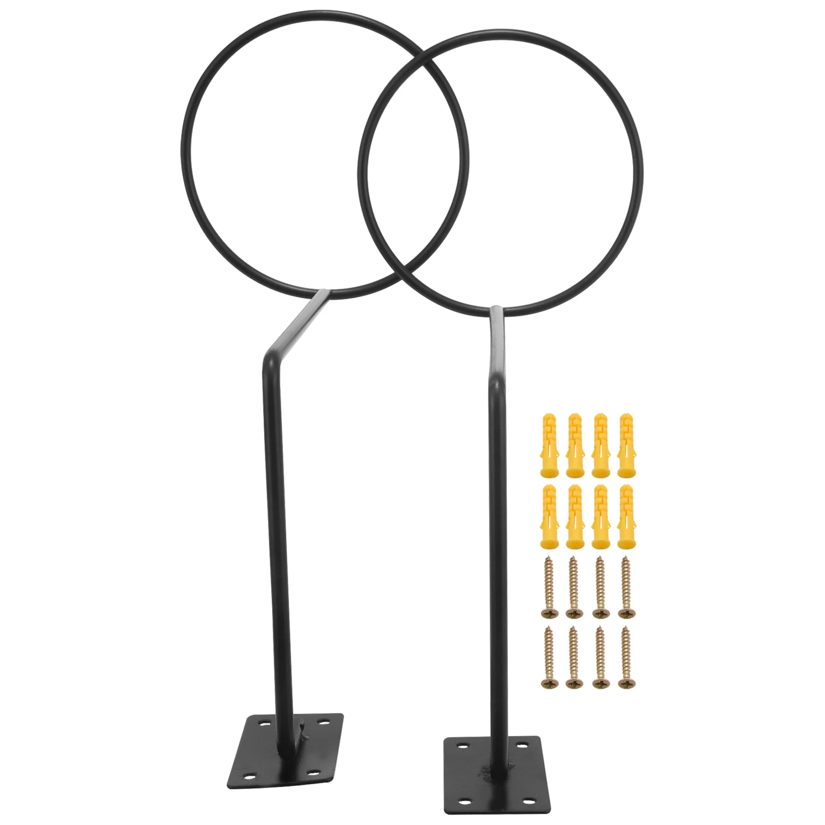 

2Pcs Motorcycle Accessories Helmet Holder Hanger Rack Wall Mounted Hook for Coat Hat Cap Helmet Rack Black Heavy Duty