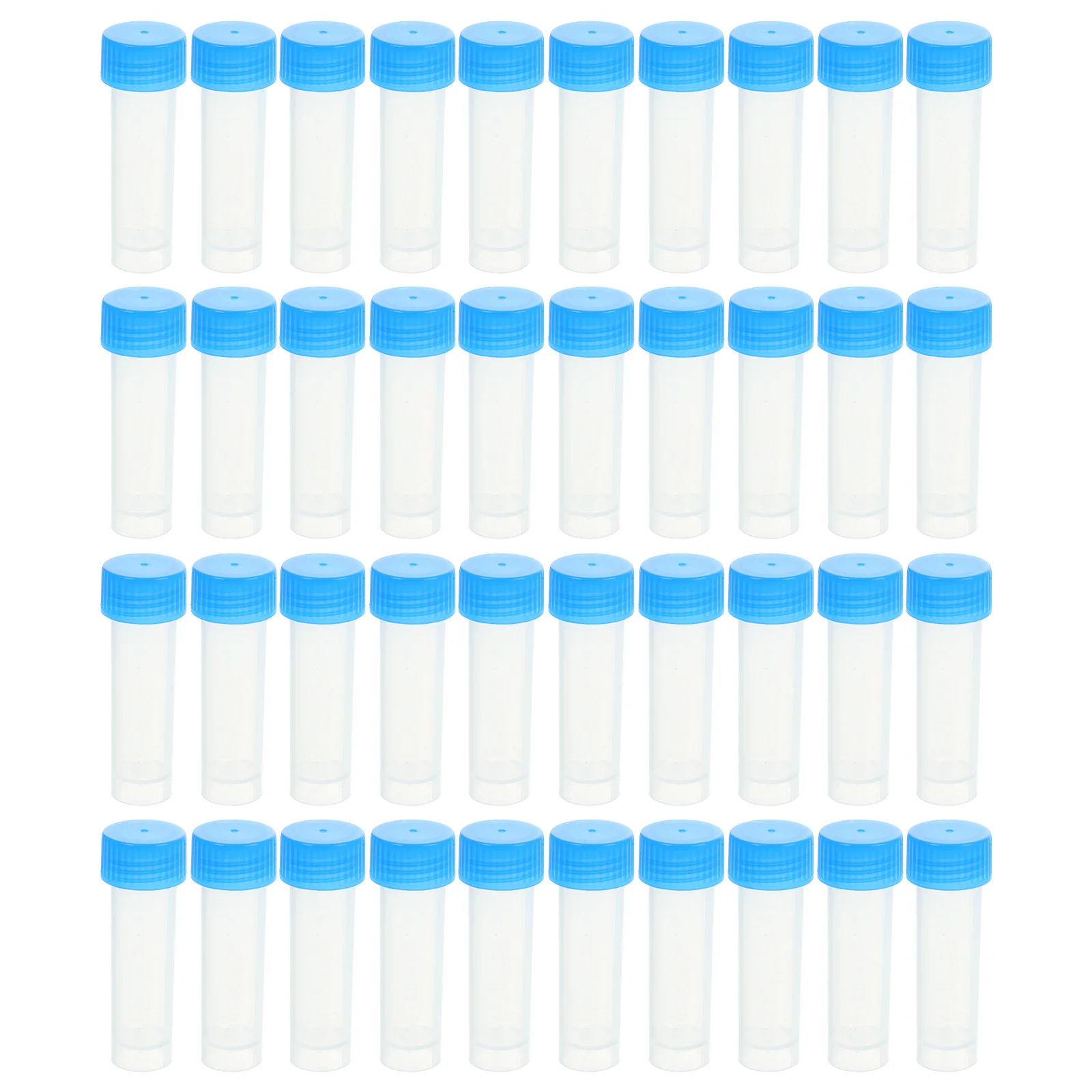 

40 Pcs Cryovial Cold Storage Tubes Plastic Liquid Freezing Lids Experiment Supplies
