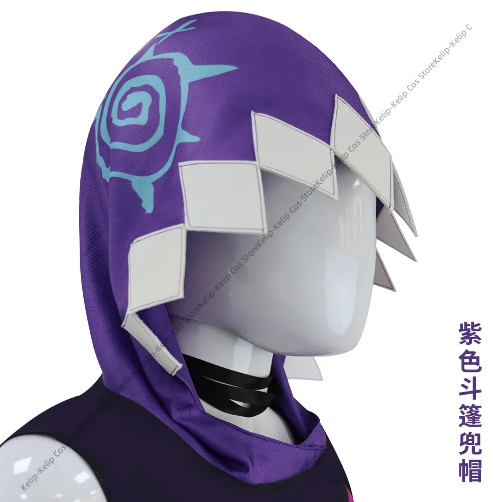 LOL Arcane Jinx Косплей Костюм Униформа Хэллоуин Карнавал Вечеринка Рождественская