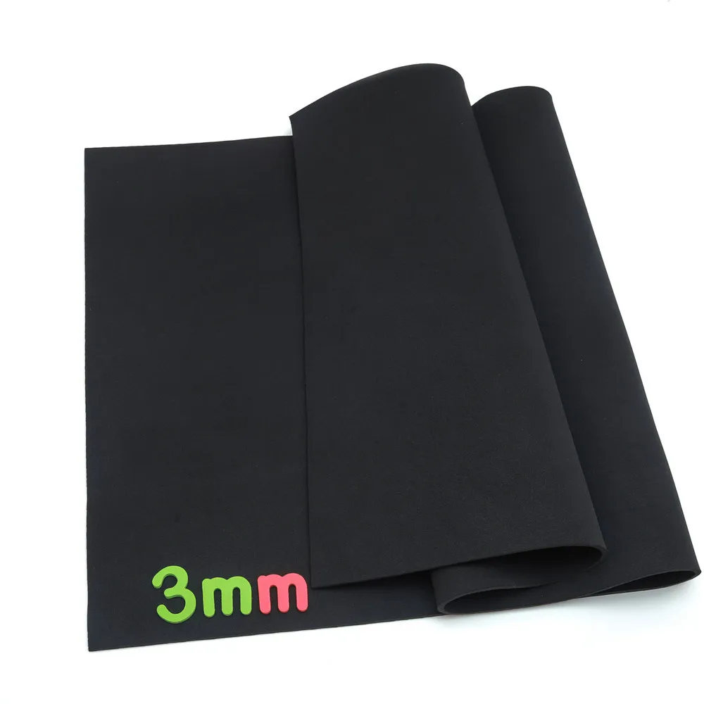 

SRB black 3mm neoprene sewing fabric waterproof windproof diving shockproof shockproof sports protective gear