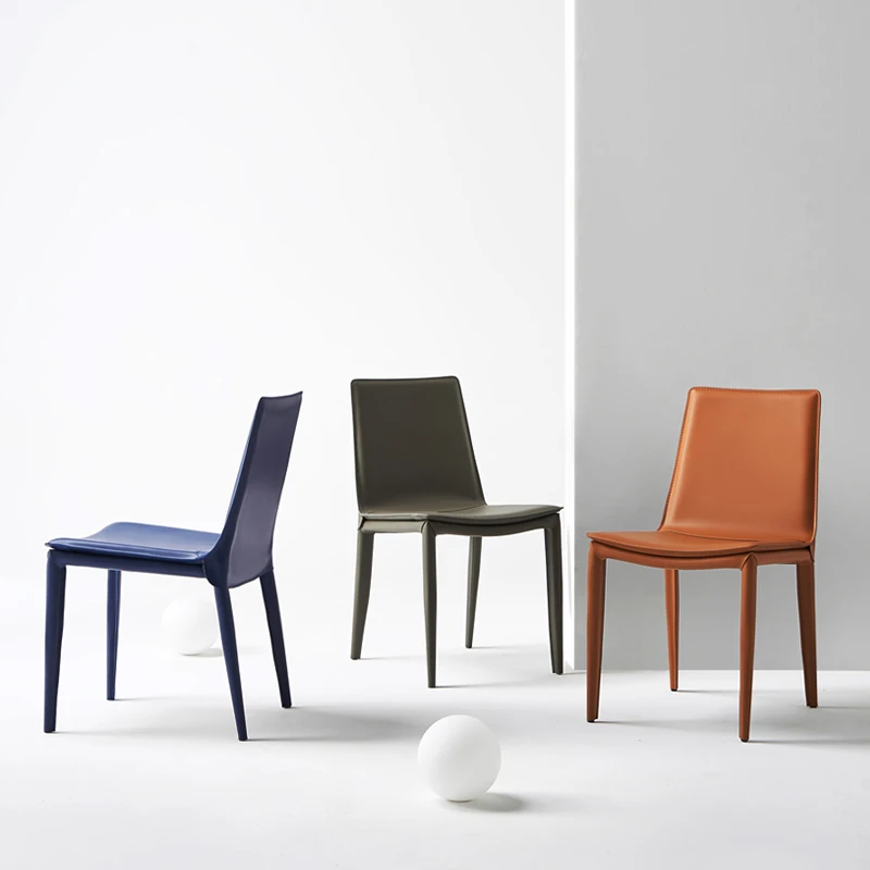 

Modern Living Room Chairs Nordic Portable Relax Leather Luxury Chairs Living Room Individual Sillas Comedores Furniture MQ50KT