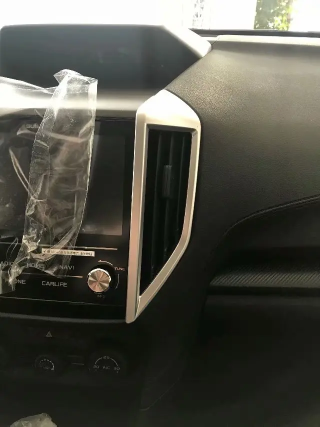 

Аксессуары для Subaru XV 2018-2020, внутренняя средняя консоль, Крышка вентиляционного отверстия, отделка