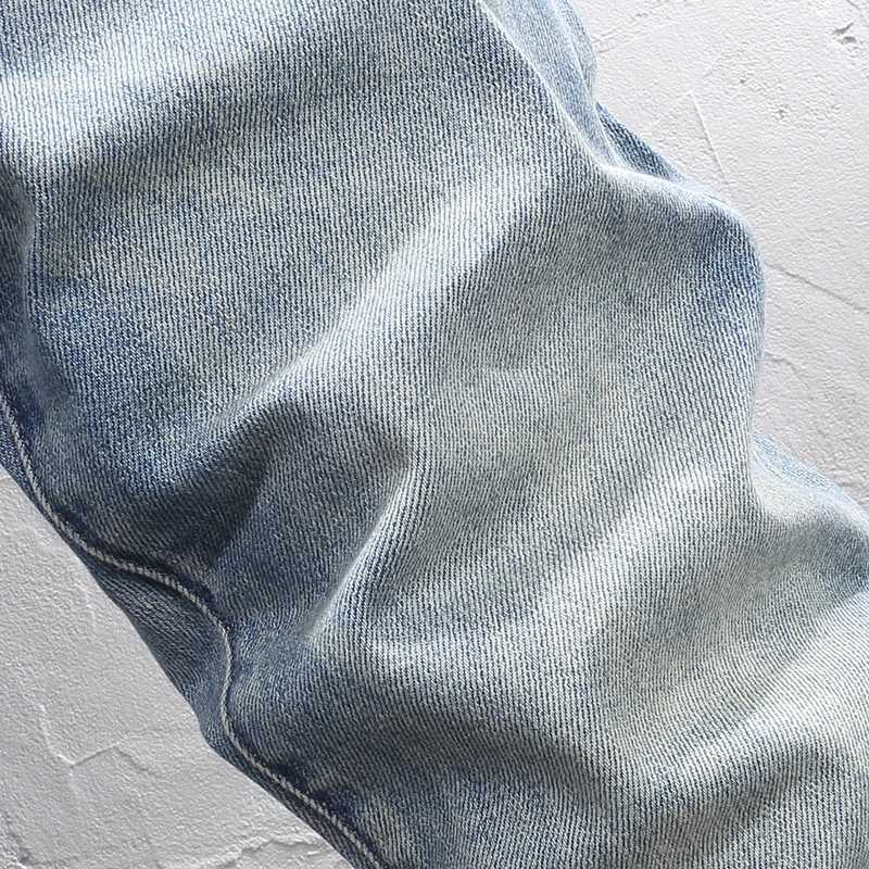 Джинсы мужские стрейчевые модные уличные штаны Slim Fit винтажные повседневные