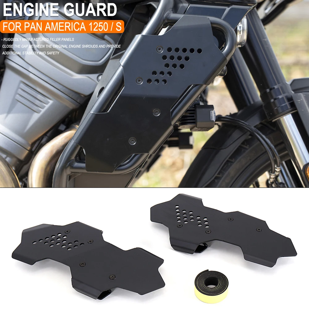 For PAN AMERICA 1250 PA 1250S PA1250 2021 2022 New Motorcycle Engine Guards Fairing Aluminum Protector Cover Cylinder Head Guard