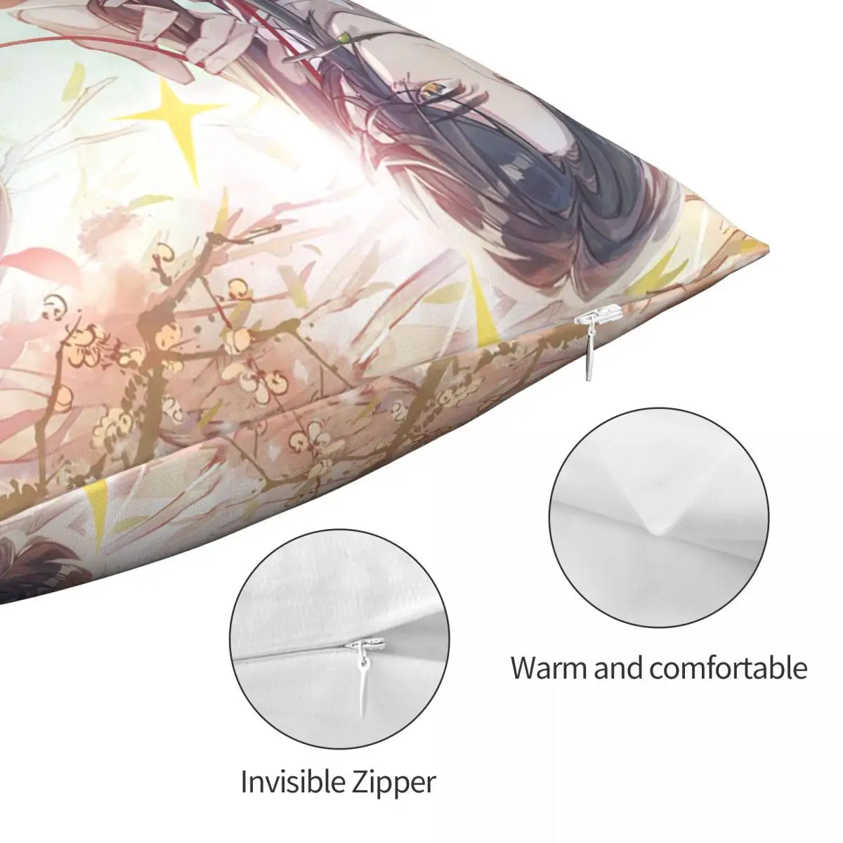 Небесный официальный благословение ляан Хуа чехол для подушки женский аниме Yaoi