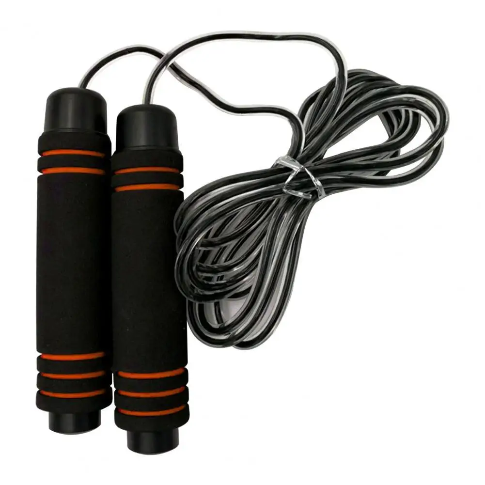 

Fitness Jumping Rope Screw-Free 360 Degree Spin Sponge Handle Adjustable Length Speed Jump Rope for Home