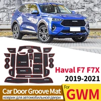 car gate slot for gwm great wall haval f7 f7x 2019 2020 2021 water cup anti slip pad styling interior decorative accessories