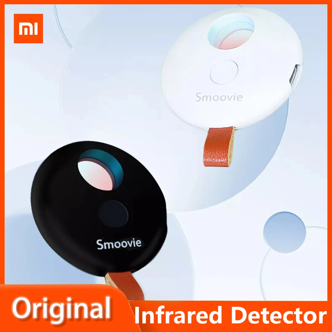 

New Xiaomi Smoovie Infrared Detector Portable Hidden Camera Scanner Anti-candid Anti-theft Tool Alarm Reminder