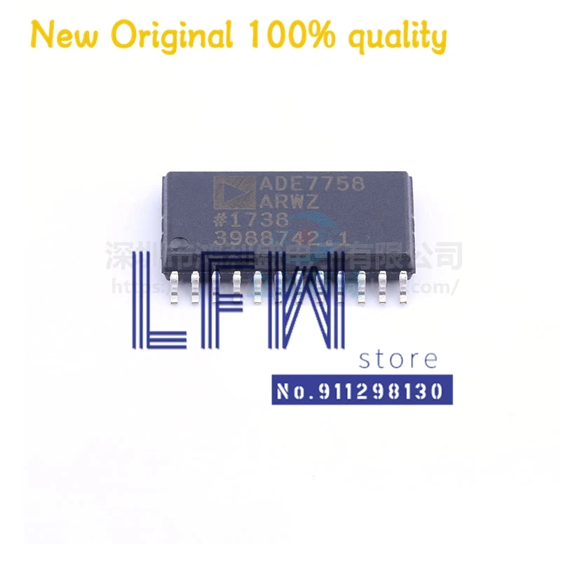 

5pcs/lot ADE7758ARWZ ADE7758AR ADE7758 SOP-24 Chipset 100% New&Original In Stock