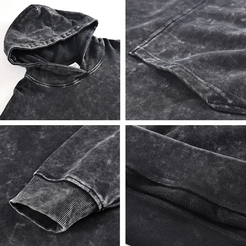 Толстовки с капюшоном в стиле аниме Vinland Saga винтажные мытые толстовки Thorfinn