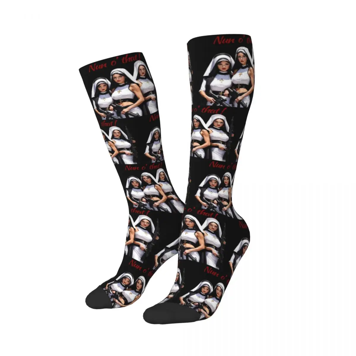 Монахиня что это! Носки A Trio Of Nuns чулки в стиле Харадзюку всесезонные длинные