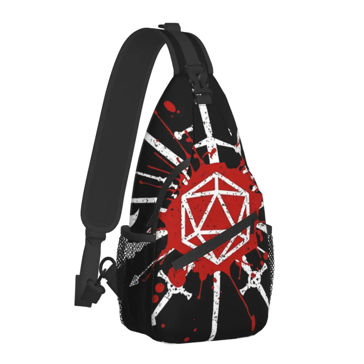 

Choose Your Weapon Crossbody Chest Bags Hip Hop Pockets Travel Pack Messenger Sports Teens Shoulder Bag Unisex