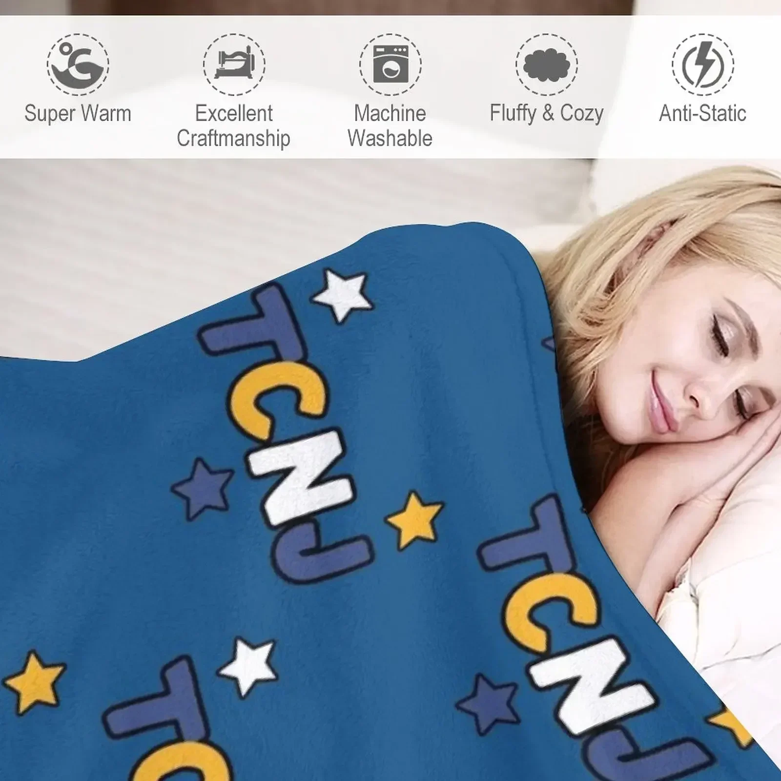 Новое одеяло TCNJ Stars походные одеяла для диванов детских