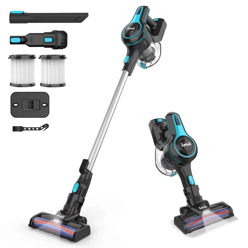 

Cordless Vacuum Cleaner, 6 in 1 Powerful Suction Lightweight Stick Vacuum with 2200mAh Rechargeable Battery, up to 45min Runtime