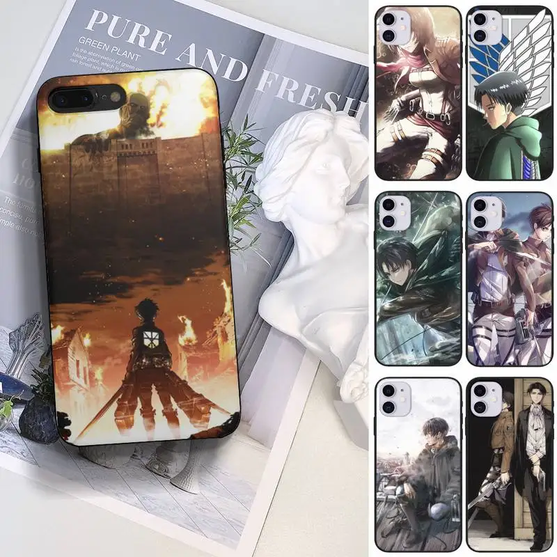 

Anime Attack On Titan Cle Phone Case Fundas Shell Cover For HUAWEI P10 P20 P30 P40 Mate 30 40 Lite Pro