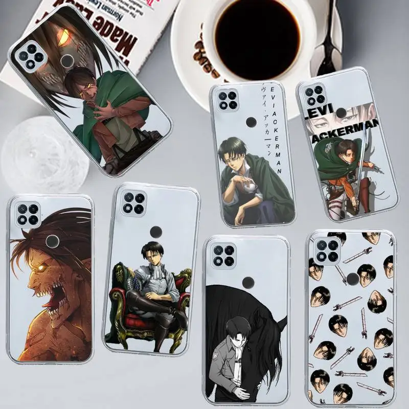 

Attack On Titan anime Phone Case Transparent for Xiaomi redmi note x f poco 10 11 9 7 8 3 i t s pro cover shell coque