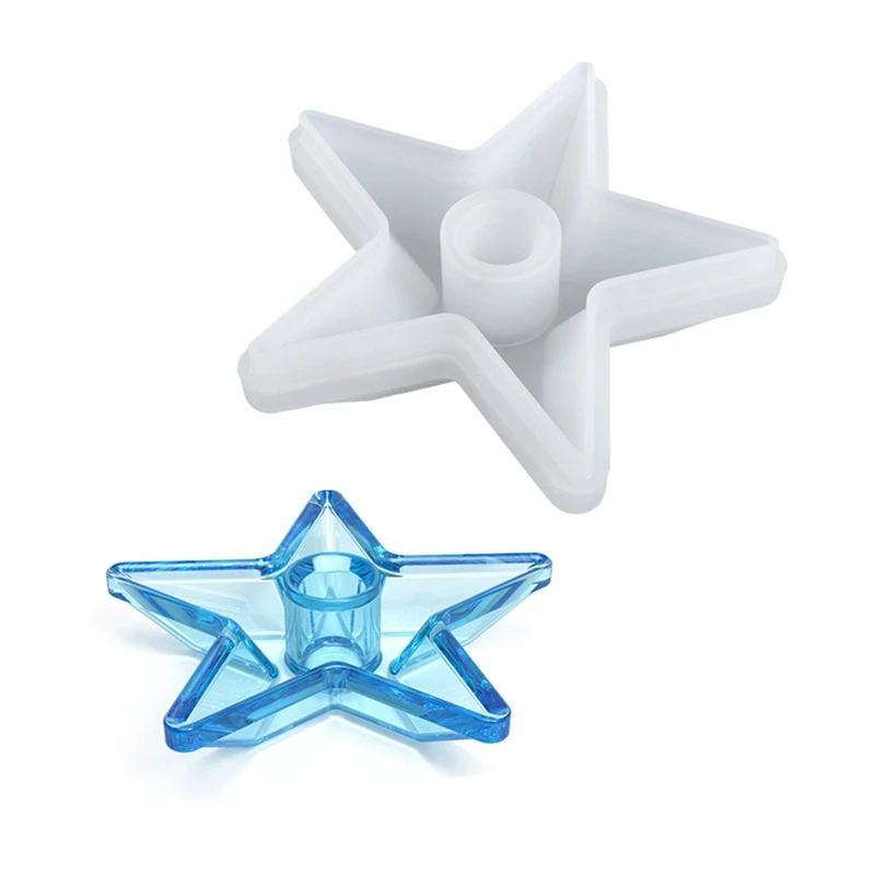 Форма для литья подсвечника из эпоксидной смолы DIY Ctaft легко снимается свадебное