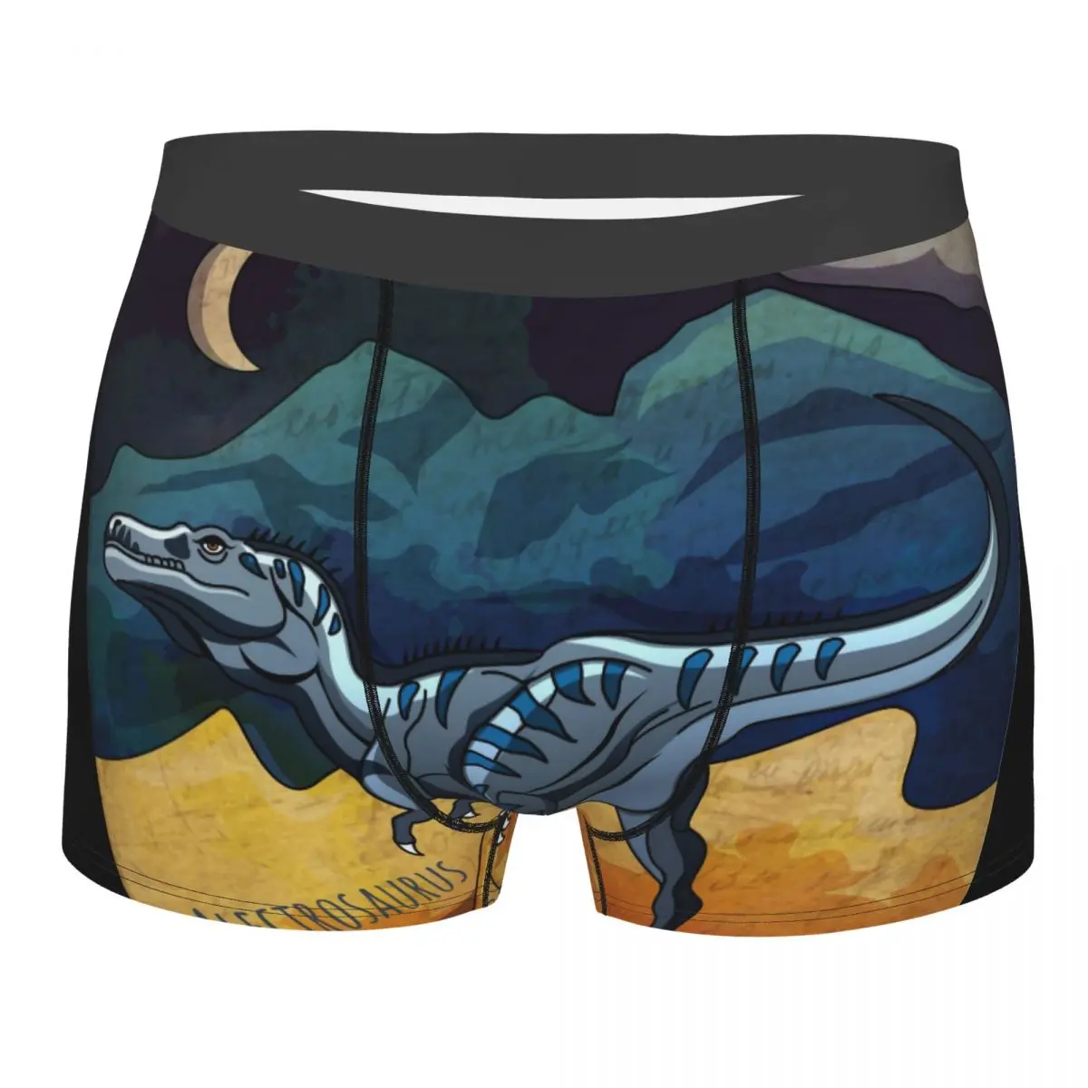 

Boxer Men Shorts Underwear Male Blue Jurassic Cartoon Dinosaur Boxershorts Panties Underpants Man Sexy