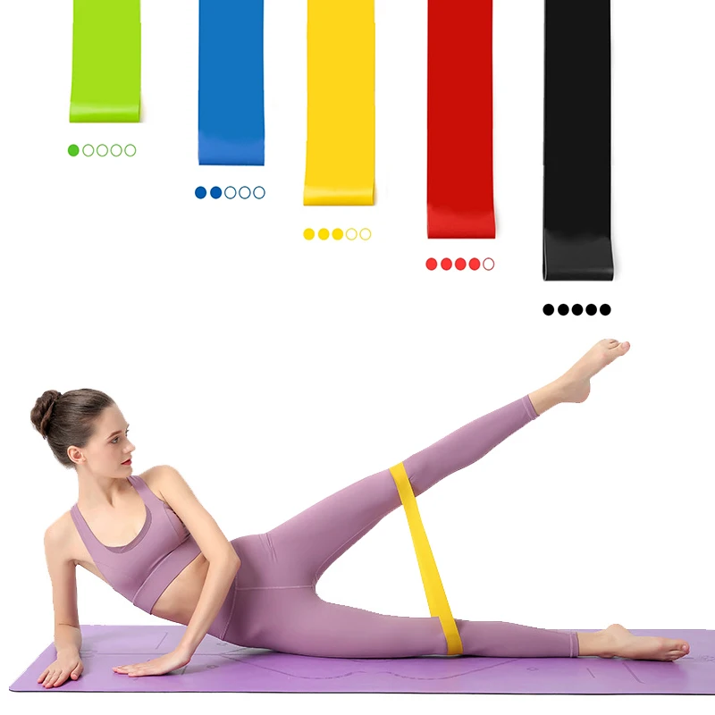 

Training Fitness Rubber Resistance Bands Yoga Home Gym Elastic Gum Pilates Crossfit Workout Equipment Bodybuilding For Sports