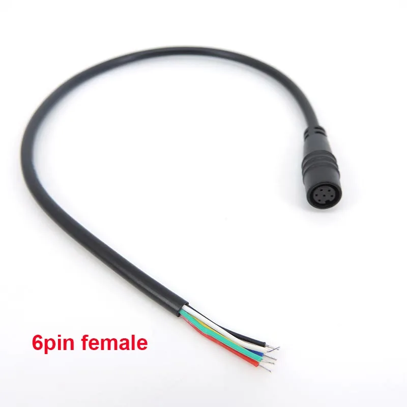 

QvvCev M8 водонепроницаемый разъем для электровелосипеда 6-контактный/8-контактный