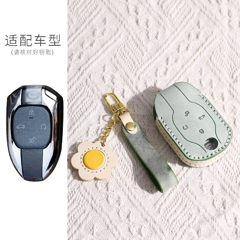 

Кожаный чехол для смарт-ключей автомобиля, чехол для ключей, чехол для ключей для GAC Trumpchi 2021 Empow J11 J12 J13 J14 J15 J16 GS8