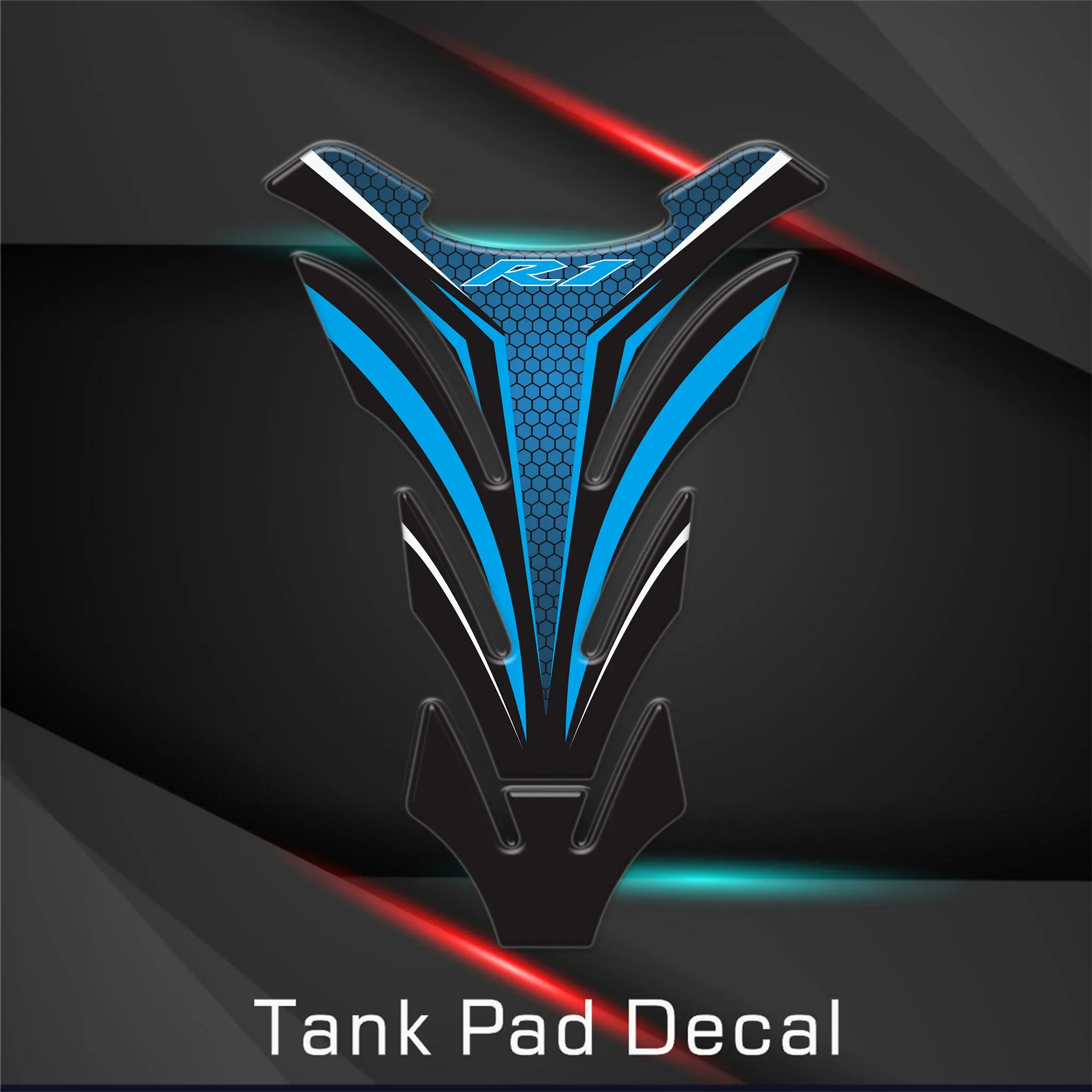 

Наклейка R1, защитная наклейка на бак мотоцикла, чехол для YZF-R1 r1 Tankpad 3D Carbon Look
