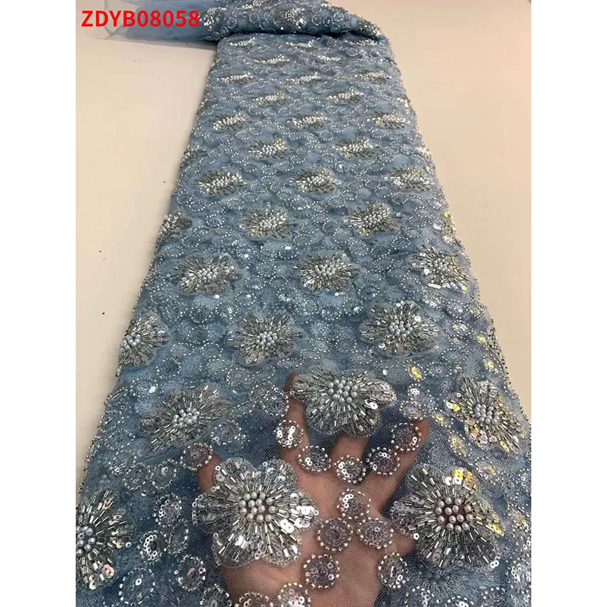 

Ankara High End Sequins lace Textiles Womon Sewing Clothes ZDYB08058