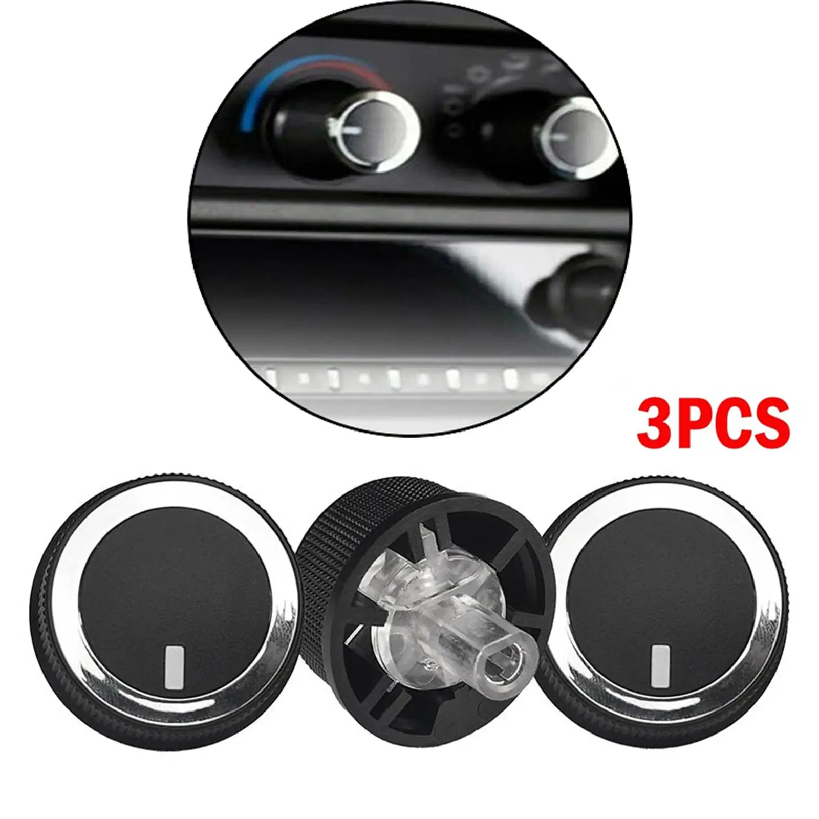 

Set of 3Pcs AC Temperature Switch Knob 84793085 for 2500 3500 Accessory