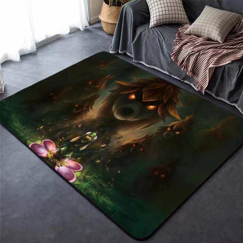 The Legends of Zelda Carpet for Living Room Home Decoration Anti-slip Kids Play Game Area Rugs  Soft Floor Mat Home Decor images - 6