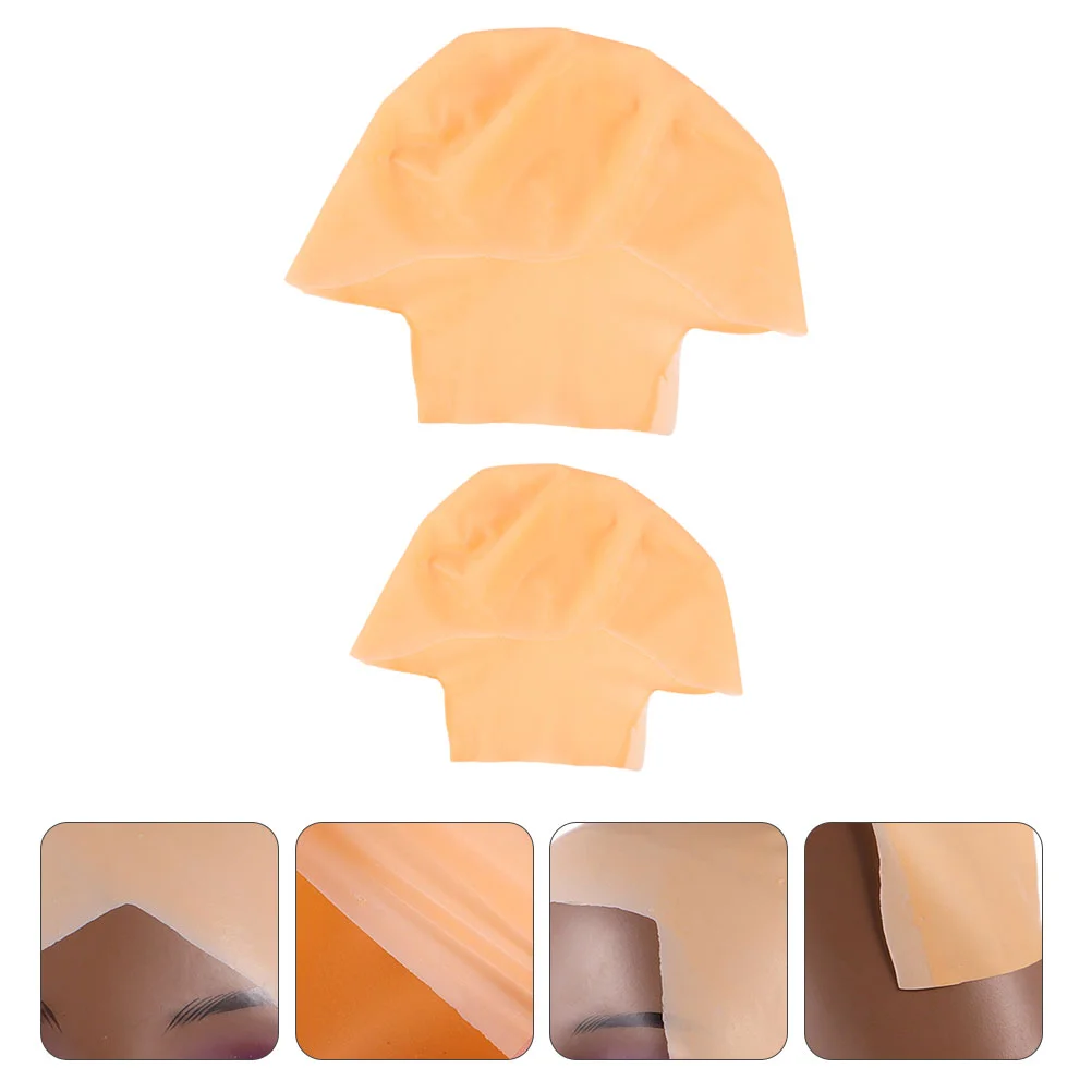 

Лысая шапка головной убор латексный костюм макияж Косплей Хэллоуин волосы взрослые силиконовые резиновые взрослые дети имитация аксессуа...