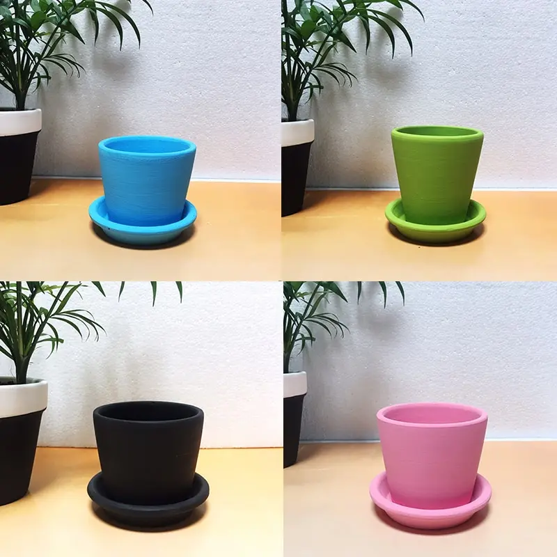 Глиняные Горшки Mini Teeny горшки глиняные керамические кактусы Симпатичные
