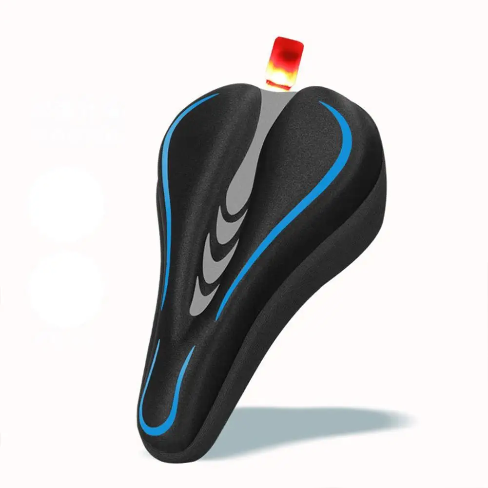 

Bicycle Seat Cover With Tail Light Super Soft Thickened Breathable Universal MTB Bike Saddle Cover Cycling Accessories