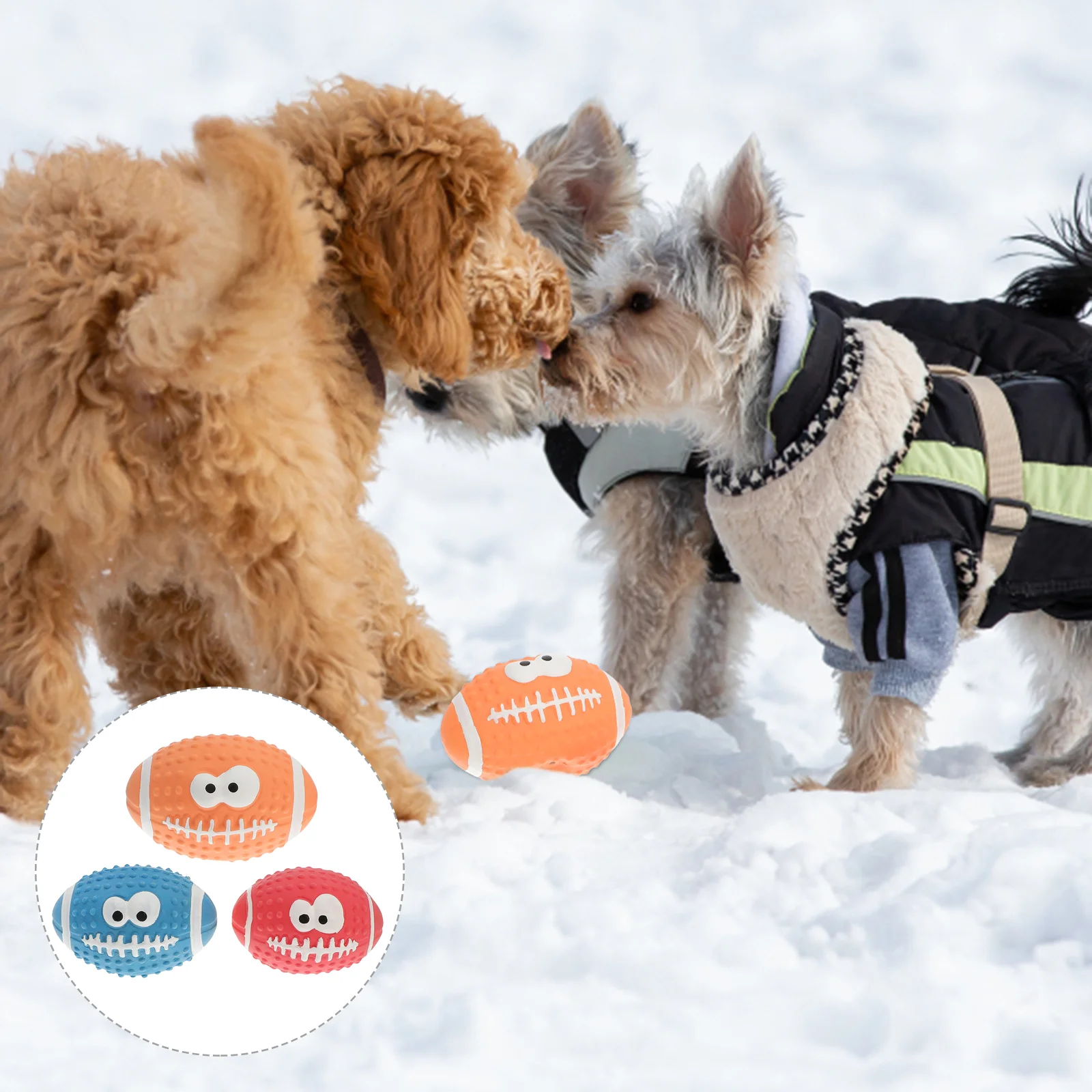 3 шт. мятые игрушки для собак мяч прорезывания зубов уличный игровой набор