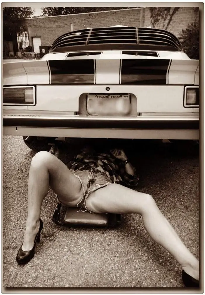 

Металлическая вывеска TYmall Pinup Girl