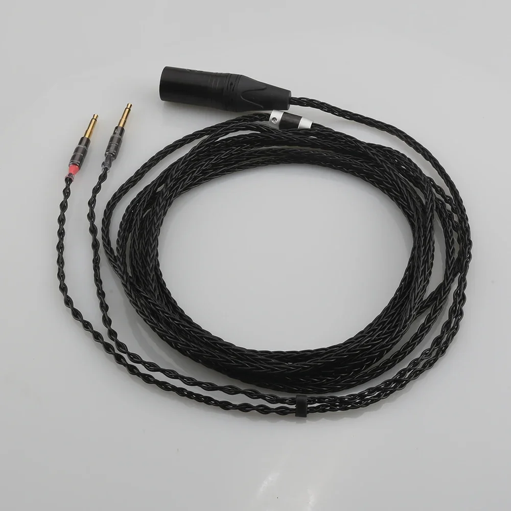 4-контактный XLR сбалансированный OCC посеребренный кабель для наушников MEZE99 Classics