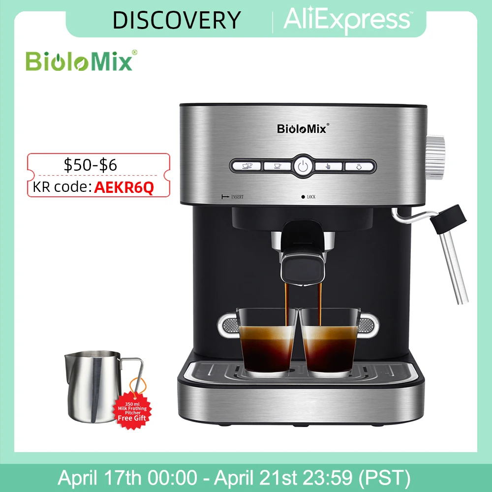 With Milk Frother Cafetera Cappuccino Hot Water Steam