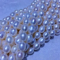 100 new natural authentic freshwater cultured pearls 8 9mm rice semi finished rice grains with slight imperfections pearls