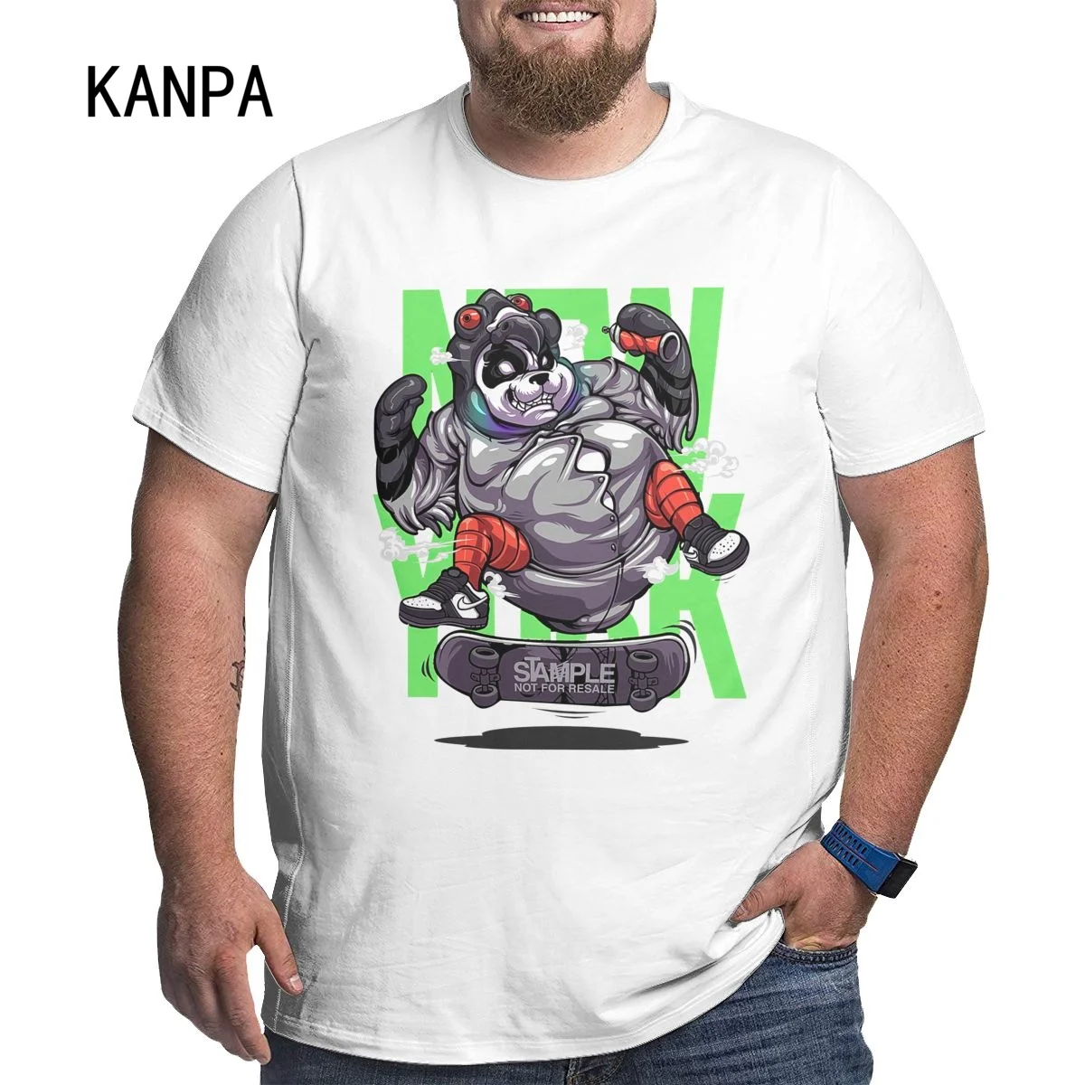 

T Shirt Panda Print Japanese Streetwear Men T Shirt Harajuku Tops Summer Men Tshirt Hip Hop 5XL 2022 New Arrivals 6XL Tee White
