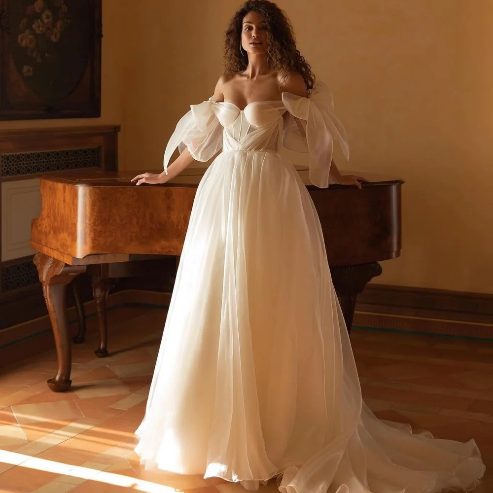 

Serendipity Summer Organza Floor-Length Off The Shoulder Prom Dresses Elegant Evening Dress for Sexy Charming Women 2023