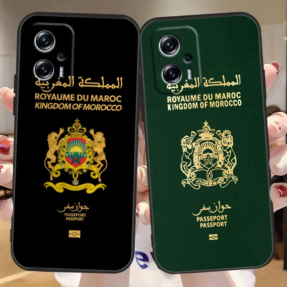 

Марокканский флаг, ободок для паспорта Redmi Note 12 11 10 9T 9S 9 8T 8 7 6 5 5A 4 3 A1 GO Pro Aprime чехол с эмблемой 4G, оболочка, оболочка