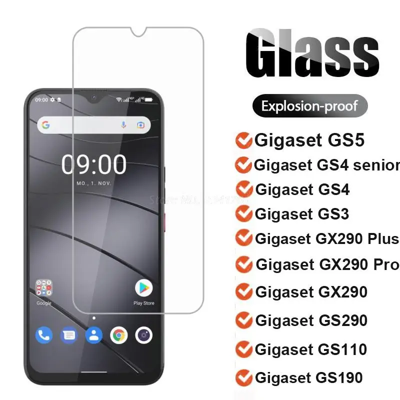 2-1 шт. защитное стекло на Gigaset GS4 senior GS3 GS110 GS190 GS290 GX290 Plus Pro, закаленное стекло на Gigaset GS5, защита экрана
