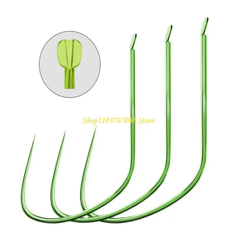 Фото R53e 50pcs тонкие полоски безумно -рыболовные крючки для рыбалки с небольшим размером крюк №5