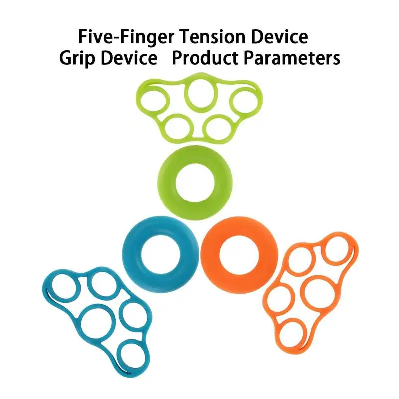 

Finger Strengthene Silicone Finger Trainer Grip Strength Puller Fitness Equipment Set For Wrist Hand Dropship