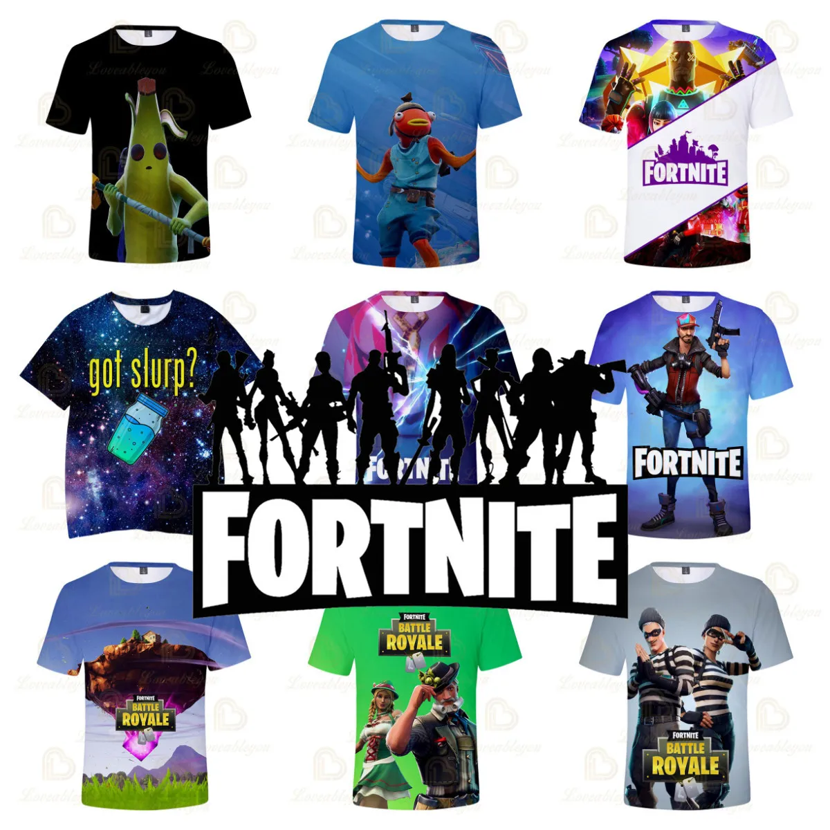 

Fortnite Women Tshirt Victory 6 To 19 Years Kids Teen Clothes Hero T-shirt Cartoon Battle Royale 3D T-shirt Boys Girls Tops