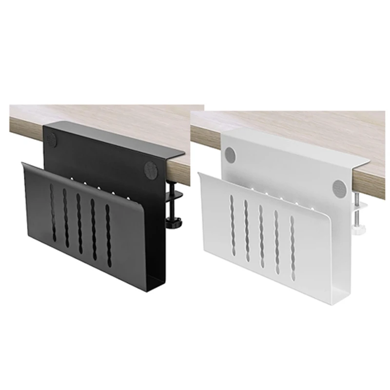 

Desk Side Storage Hanging Desk Storage Laptop Stand Tablet Storage Made Of Steel,Load Capacity 3Kg 3Kg B