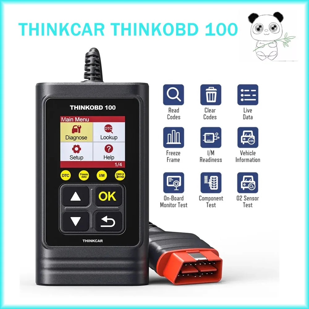 

Диагностический сканер Thinkcar THINKOBD 100 OBD2 Pk Elm327 CR3001 CR319