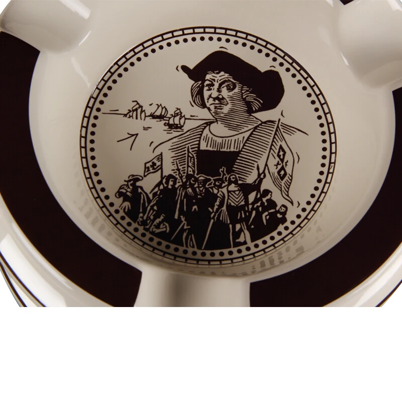 Ceramic Cigar Ashtray Cuban Original Special Three-Pack Office Household