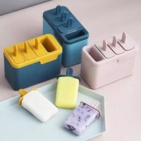 1pcs ice cream mold box popsicles diy homemade maker machine professional ice lolly mold popsicle moulds tray diy accessory